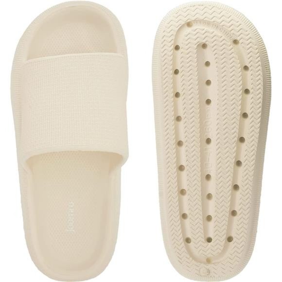 Pillow Slippers Women Men Non Slip Quick Drying Shower Slides Bathroom Sandals - Picture 5 of 6